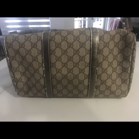 Authentic Gucci Boston Monogram GG Bag - Picture 5 of 14